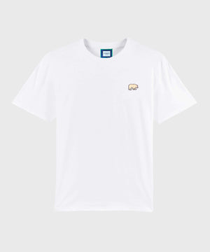 t-shirt Ours Blanc